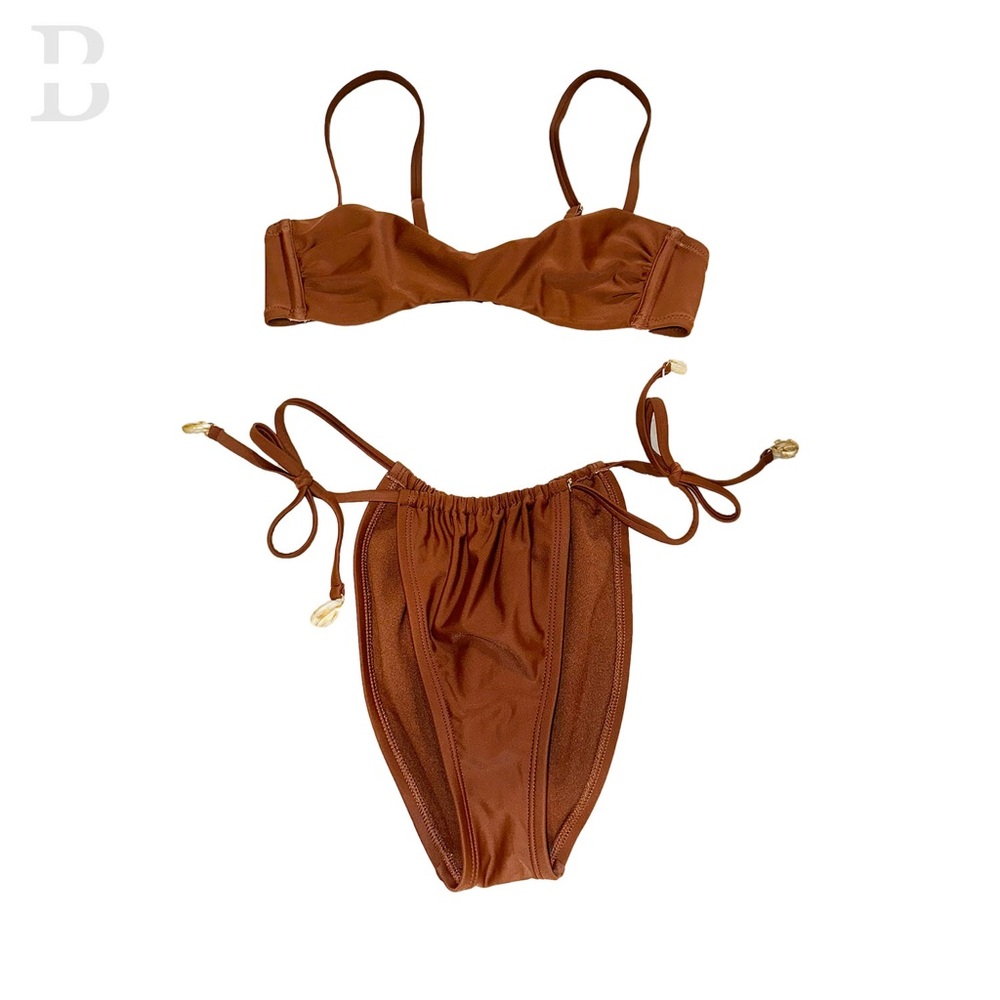 Brown Bikini Set